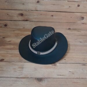StableGate Leather Cowboy hat profile