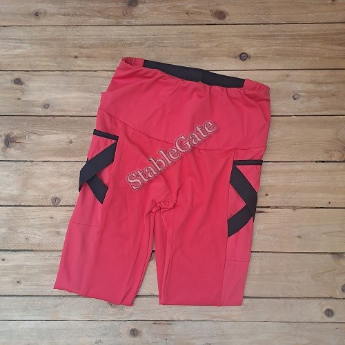 Stablegate - Lycra Tights Red-Scarlet